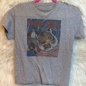 Cotton vintage Japanese print T shirt